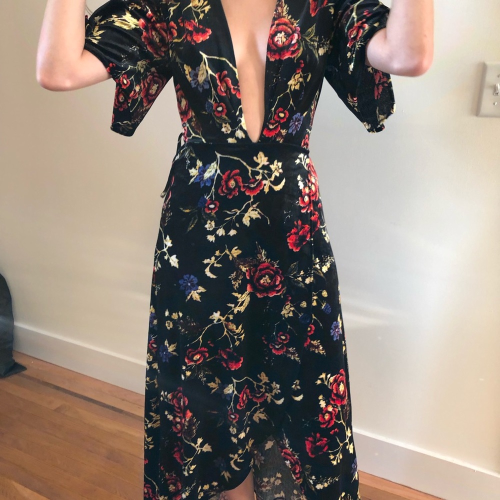 Vintage Long Floral Dress
